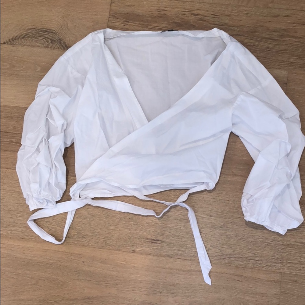 Bardot crop top